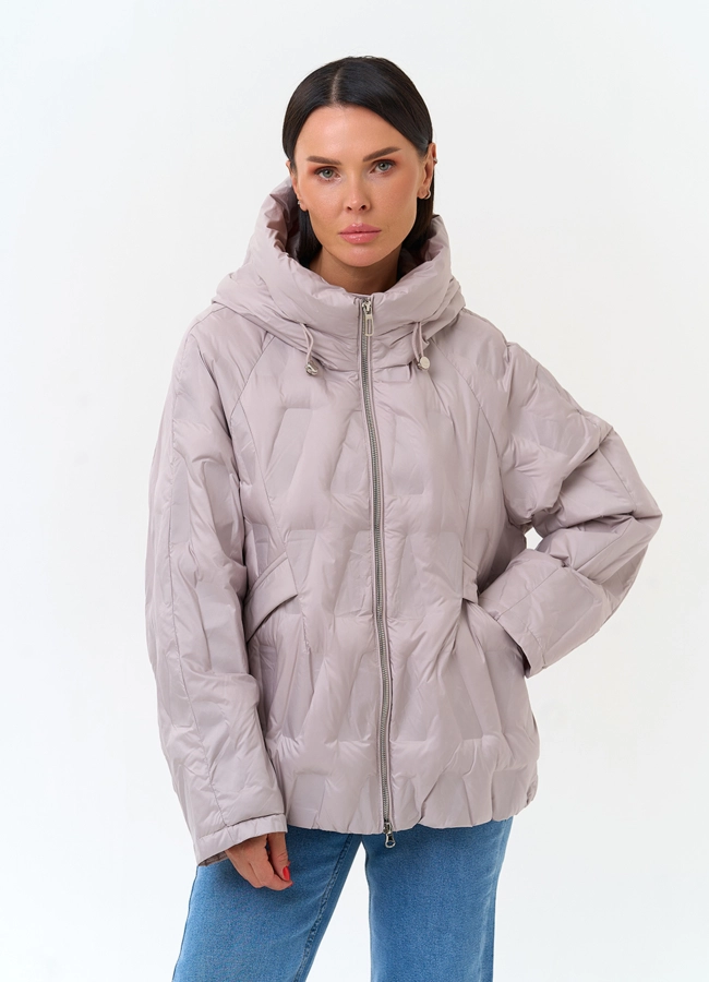 Женская куртка с капюшоном модель № 33849 универмаг малина фото
