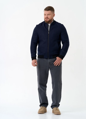 Мужское укороченное пальто бомбер