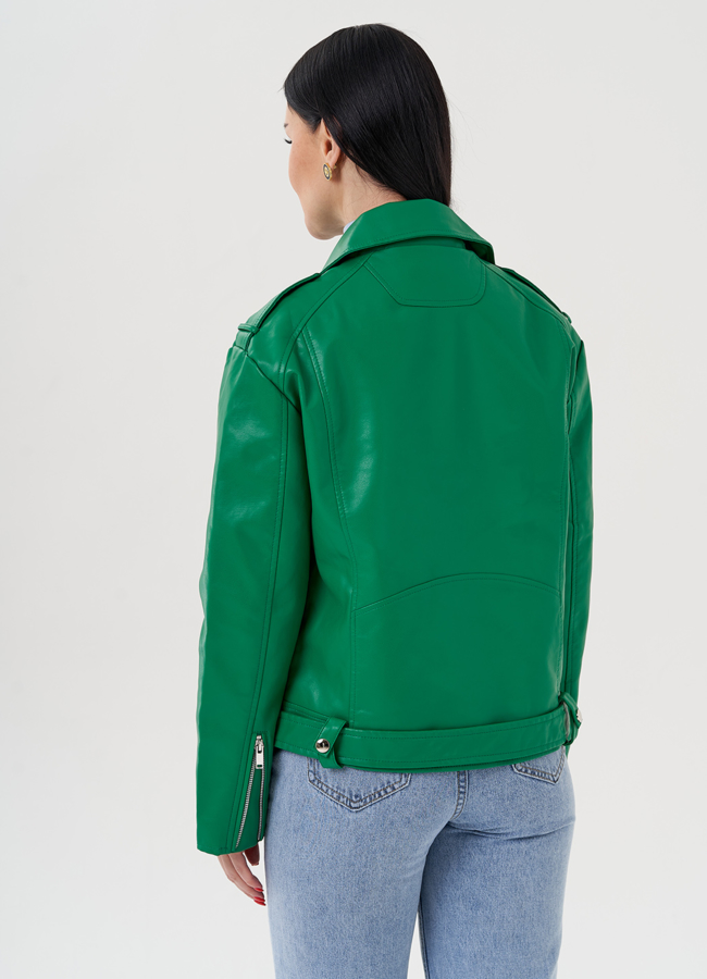 Куртка косуха из эко кожи  модель № 24031 универмаг малина