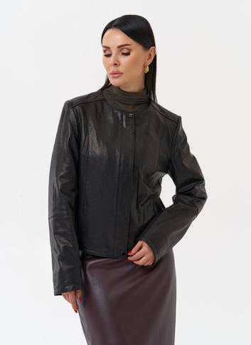 Женская кожаная куртка