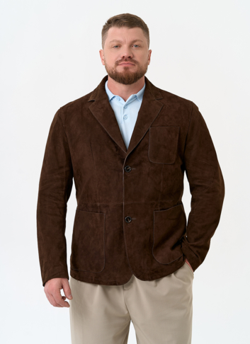 Мужской пиджак из натуральной замши