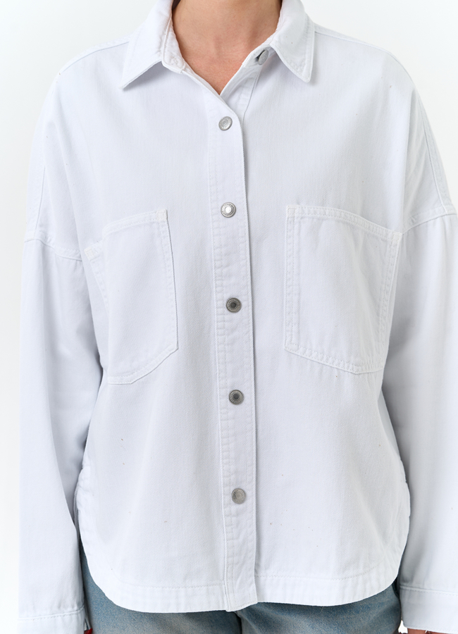 Женская джинсовая куртка рубашка модель № 33123 универмаг малина