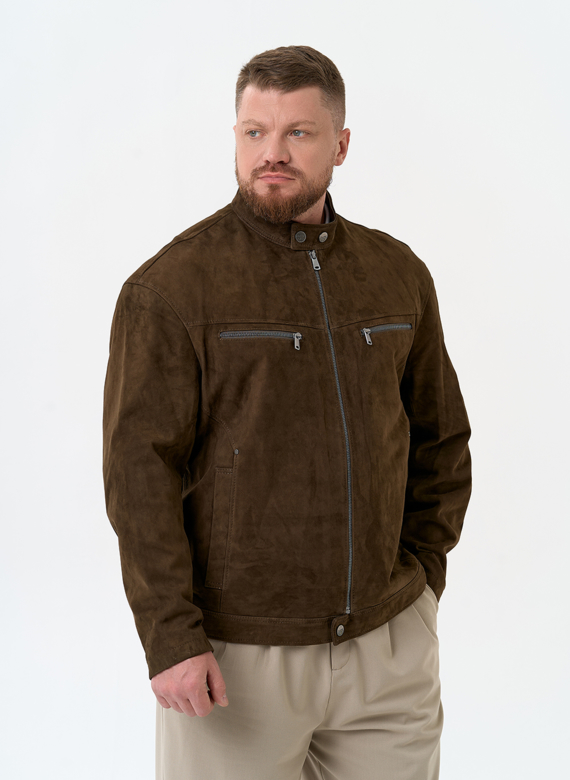 Мужская куртка из натуральной замши