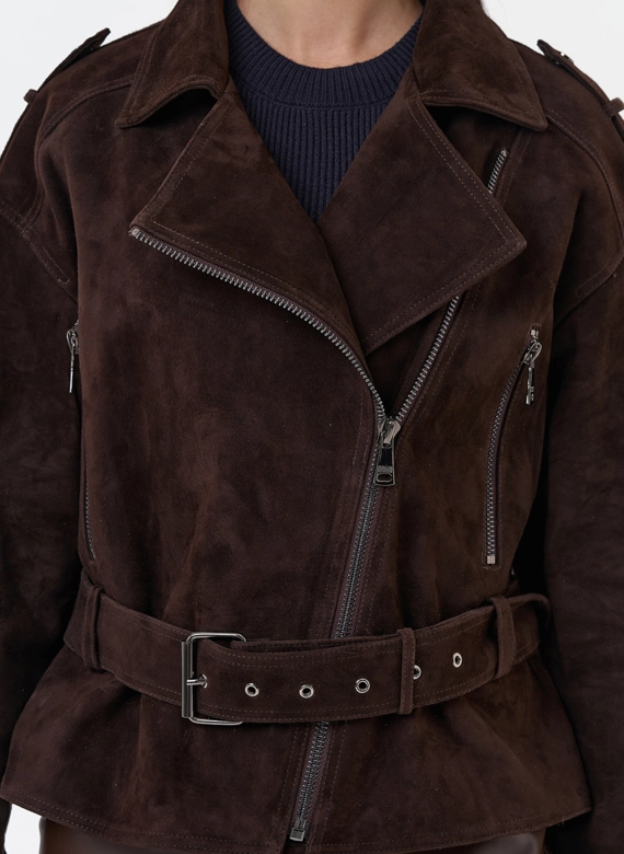 Куртка женская из замши
