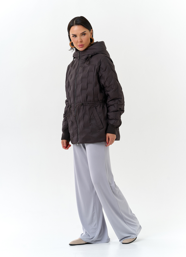 Женская куртка с капюшоном модель № 32565 в рассрочку