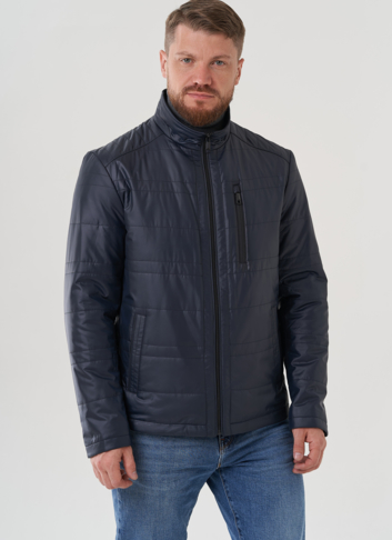 Мужская куртка синего цвета 