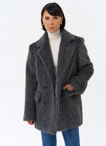 Женское утепленное пальто с английским воротником Женское утепленное пальто с английским воротником